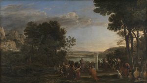 Aanbidding van het Gouden Kalf door Claude Lorrain